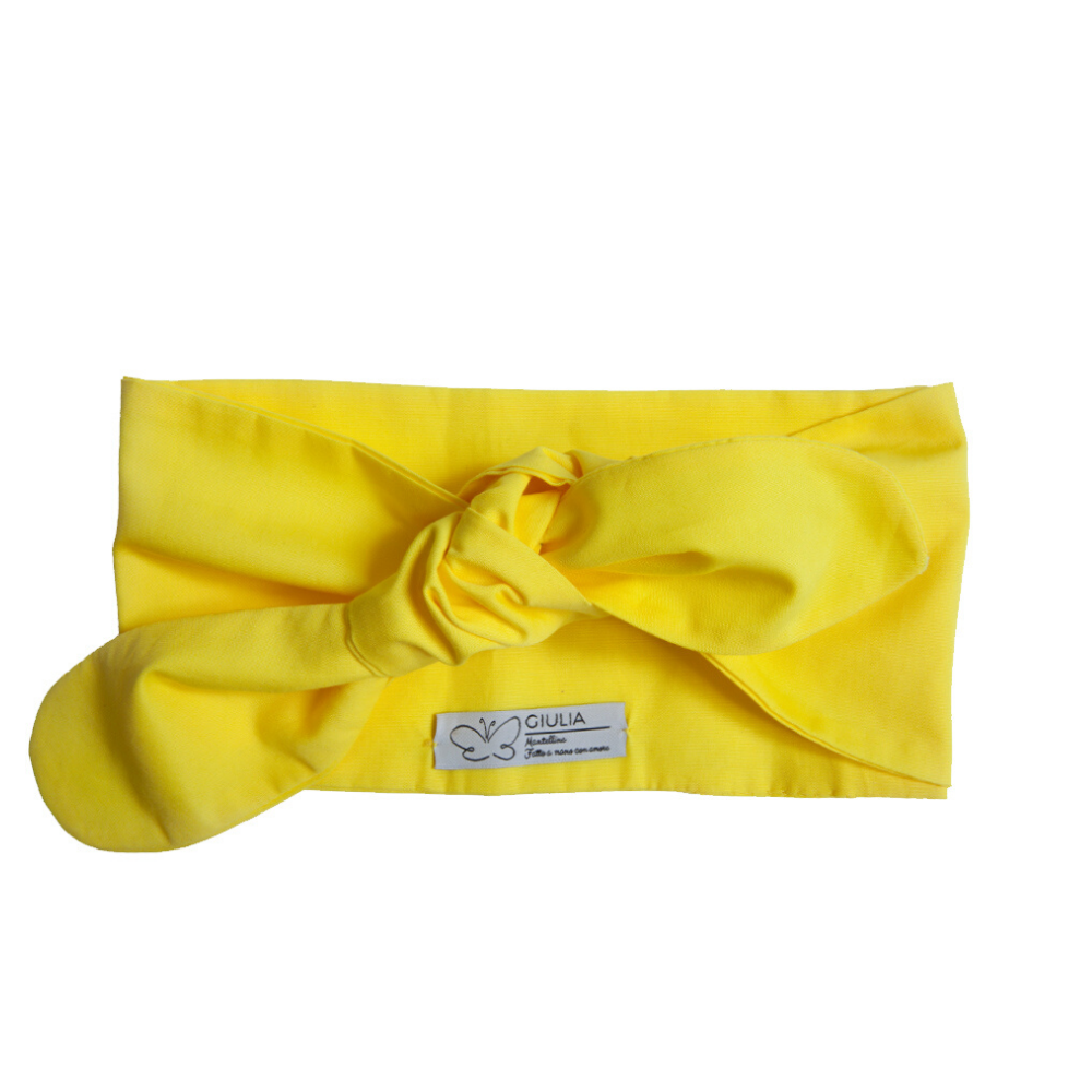 TERMINATA Fascia Linda per capelli gialla - immagine 3