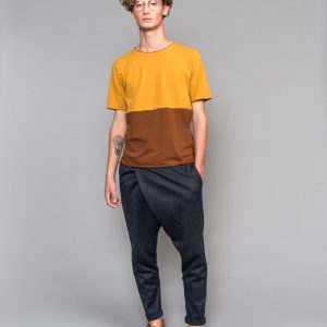 Maglia girocollo uomo personalizzabile, modello a pannello