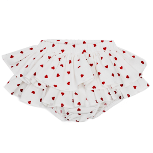 Gonna Amelia a cuori rossi