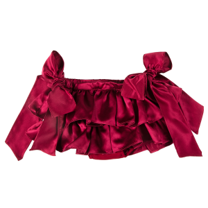 Terminata Gonna Fiocco rosso – bordeaux