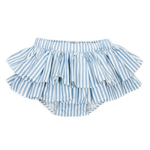 Gonna Amelia a righe azzurre