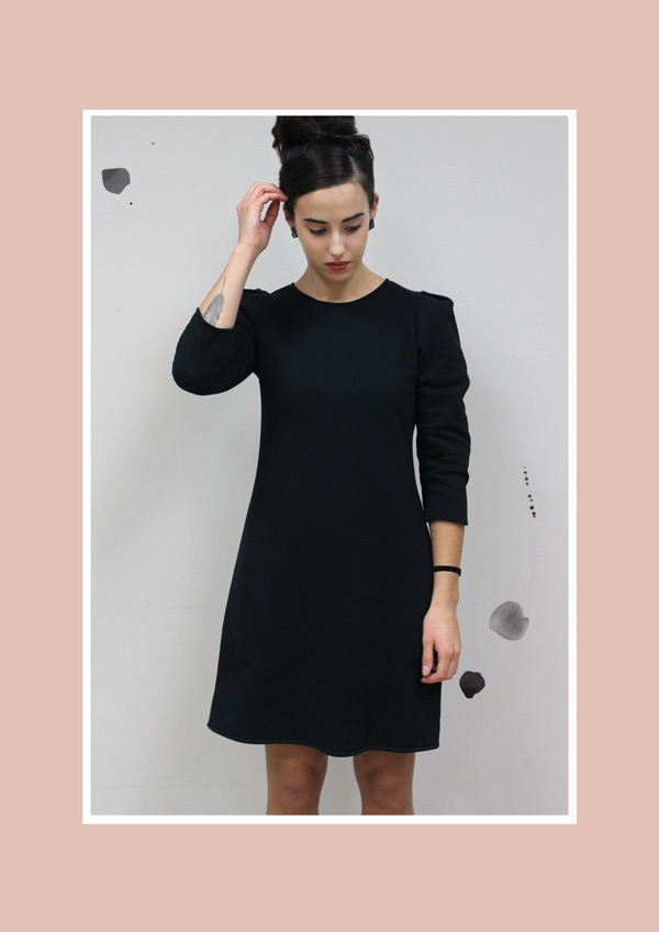 Danae black dress – tubino nero - immagine 2