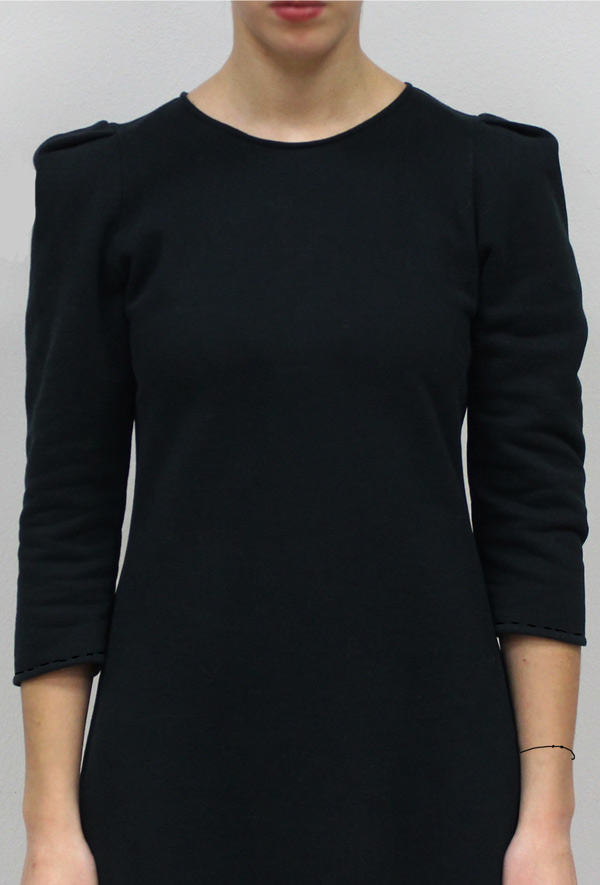 Danae black dress – tubino nero - immagine 3