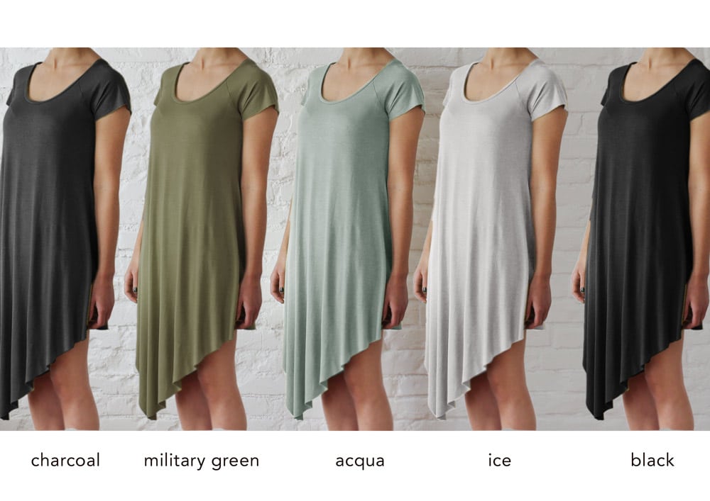 Maglia artigianale donna, top asimmetrico, pezzo unico athena - immagine 4