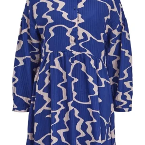 Vanja Mini Kjole - Clematis Blue