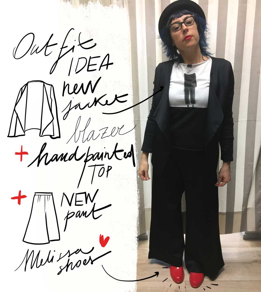 Blazer nero donna - immagine 3