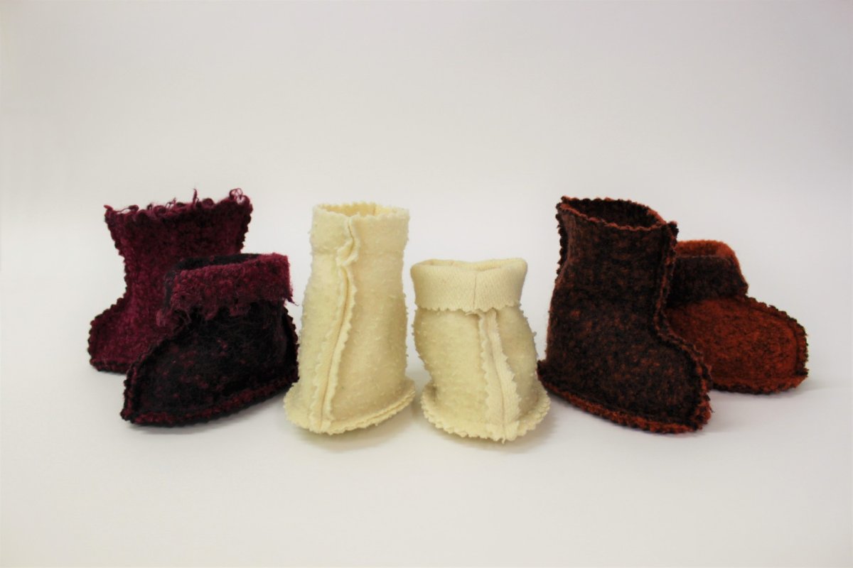 Babbucce bambino in tinta unita o bicolore - immagine 2