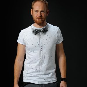 Polka dots shirt and papillon