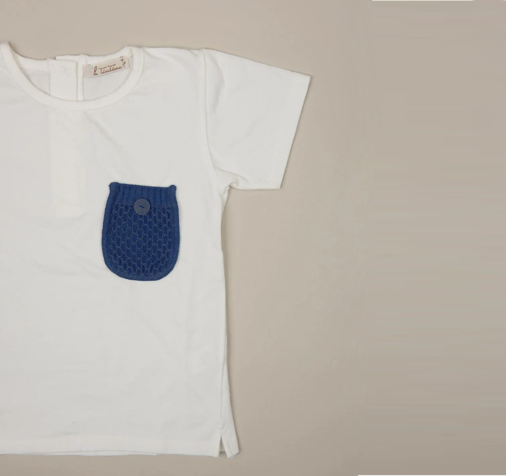 T-shirt con taschino - immagine 2