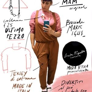 Women’s sustainable jumpsuit outfit set