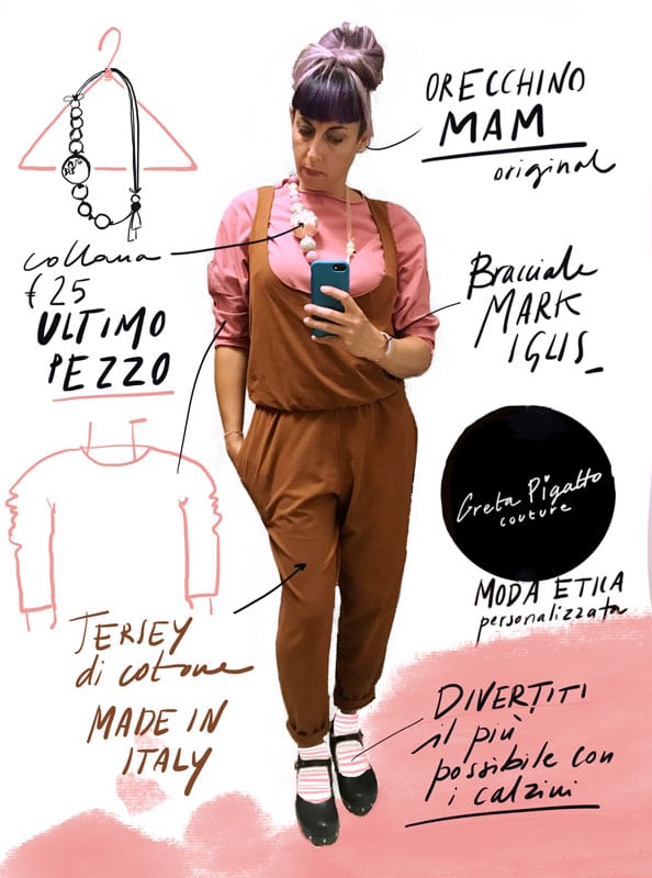 Women’s sustainable jumpsuit outfit set - immagine 2