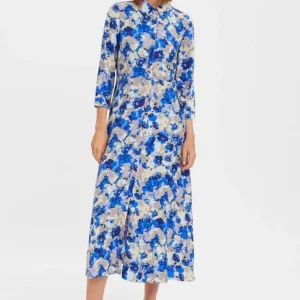 Abito da camicia da 3/4 Elly - Blu nautico