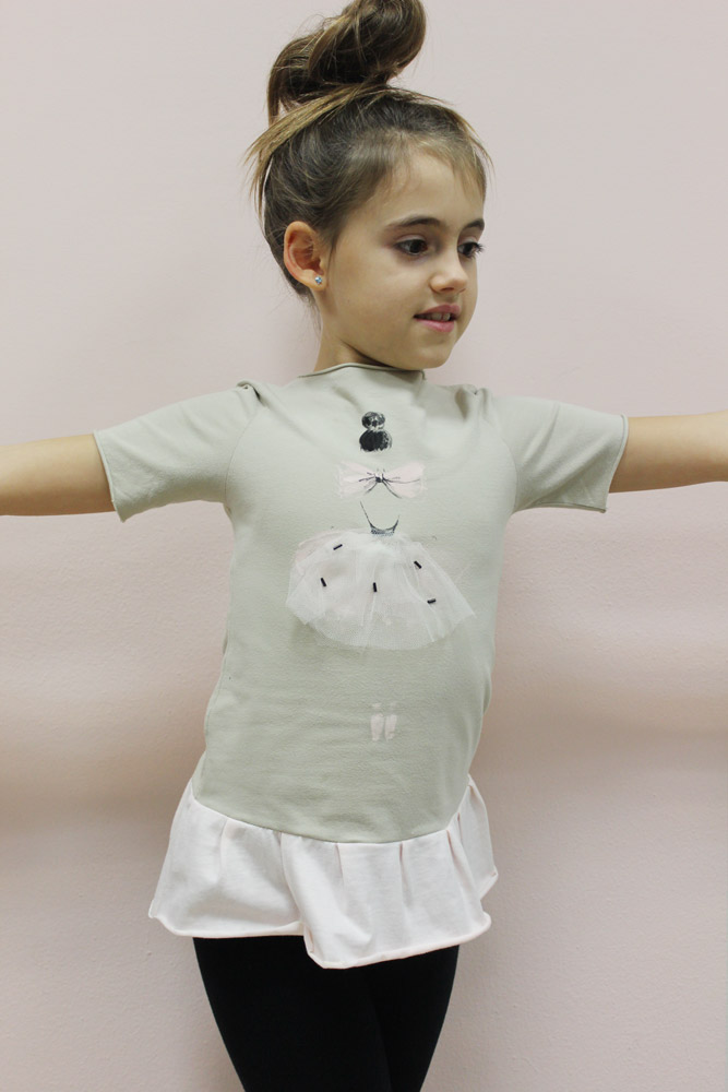 maglia ballerina bambina dipinta a mano - immagine 5